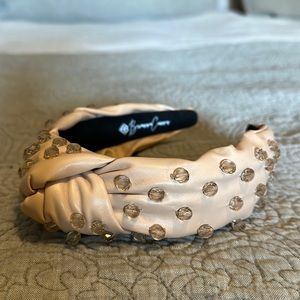 Nude studded Brianna Cannon headband